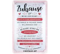 Nostalgic-Art Cartel de chapa retro, 20 x 30 cm, diseño vintage con texto en alemán