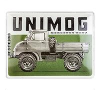 Nostalgic-Art Cartel de chapa retro, Daimler Truck - Unimog - Idea de regalo para aficionados de coches, metálico, Diseño vintage, 30 x 40 cm