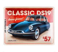 Nostalgic-Art Cartel de chapa retro, DS - Classic DS19 Berline - Idea de regalo para aficionados de coches, metálico, Diseño vintage, 30 x 40 cm