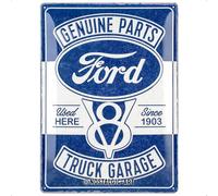 Nostalgic-Art Cartel de Chapa Retro Ford Truck Garage - Idea de Regalo para Amantes de Coches, de Metal, diseño Vintage, 30 x 40 cm