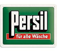 Nostalgic-Art Cartel de Chapa Retro Persil - Für Alle Wäsche - Idea de Regalo para los Fans de la Nostalgia, metálico, Diseño Vintage, 15 x 20 cm