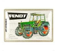 Nostalgic-Art Cartel metálico retro, 20 x 30 cm, Fendt - Farmer 310 LSA - Idea de regalo para amantes de los tractores, Official License Product (OLP), de metal, diseño vintage
