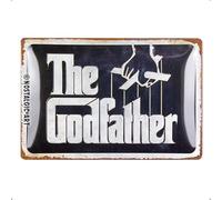Nostalgic-Art Cartel metálico retro, 20 x 30 cm, Godfather - Logo - Idea de regalo para amantes del cine, de metal, diseño vintage
