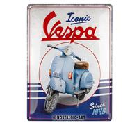 Nostalgic-Art Cartel metálico retro, 30 x 40 cm, Vespa - Iconic since 1946 - Idea de regalo para amantes de las scooters, de metal, diseño vintage