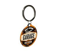 Nostalgic-Art Cuaderno retro, Ø 4 cm, Harley-Davidson - Garage | original Harley-Davidson license product (OLP), de metal, diseño vintage, Idea de regalo para moteros