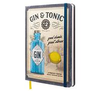 Nostalgic-Art Cuaderno retro punteado, Gin Tonic - Drinks & Stories - Idea de regalo para amante a cóctele, Bullet Journal dotted, Diseño vintage, A5