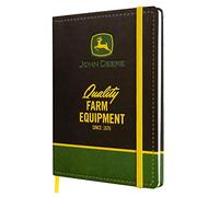 Nostalgic-Art Cuaderno retro punteado, John Deere - Farm Logo - Idea de regalo para amantes a tractores, Bullet Journal dotted, Diseño vintage, A5