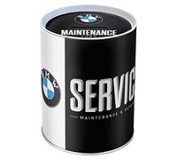 Nostalgic-Art Hucha Retro Service - Idea de Regalo para Fans de BMW, para Billetes y Monedas, diseño Vintage, 1 l