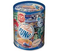 Nostalgic-Art Hucha Retro, 1 l, Pan Am - Holiday Fund Collage - Idea de Regalo para Amantes de los Viajes, Official License Product (OLP), para Billetes y Monedas, diseño Vintage