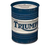 Nostalgic-Art Hucha Retro, Triumph - Logo - Idea de Regalo para Amantes as Motos, Frasco metálico para Dinero, Alcancía diseño Vintage, 600 ml