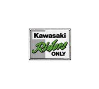 Nostalgic-Art Imán Retro para Nevera Kawasaki-Riders Only Ninja-Idea de Regalo para los Amantes de la Motocicleta, Hecho de Metal, Diseño Vintage, 6 x 8 cm, 35
