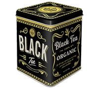 Nostalgic-Art Retro Teedose Black Tea - Idea de Regalo para la Cocina, Almacenamiento Suelto y bolsitas de té, Diseño Vintage, 100 g