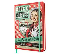 Nostalgic-Art Libreta retro, A5, Have A Coffee - Idea de regalo para amantes del café, cuaderno puntuado, diseño vintage