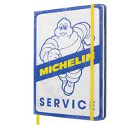 Nostalgic-Art Libreta retro, A5, Michelin - Service - Idea de regalo para amantes del motor, Official License Product (OLP), cuaderno puntuado, diseño vintage