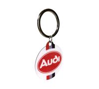 Nostalgic-Art Llavero retro, Ø 4 cm, Audi - Logo - Idea de regalo para fans de Audi, Official License Product (OLP), de metal, diseño vintage