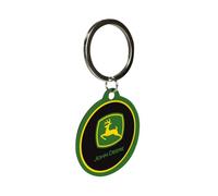 Nostalgic-Art Llavero retro, Ø 4 cm, John Deere - Logo - Idea de regalo para amantes de los tractores, de metal, diseño vintage