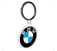 Nostalgic-Art Llavero retro, Ø 4 cm, Official License Product (OLP), BMW - Logo - Idea de regalo para fans de BMW, de metal, diseño vintage