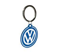 Nostalgic-Art Llavero retro, Ø 4 cm, VW - Logo - Idea de regalo de furgoneta Volkswagen, de metal, diseño vintage