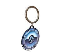 Nostalgic-Art Llavero retro de 4 cm de diámetro para VW - Wheel - Volkswagen Bus Idea de regalo - Metal Vintage, Diseño vintage., diámetro 4 cm, Retro