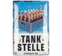 Nostalgic-Art Placa de Metal Retro de 20 x 30 cm, para gasolinera, Idea de Regalo para los Amantes de la Cerveza, de Metal, diseño Vintage