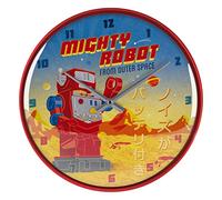 Nostalgic-Art Reloj Retro de Pared, Ø 31 cm, Mighty Robot - Idea de Regalo para Fans de Nostalgia, Gran decoración, Diseño Vintage