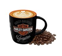 Nostalgic-Art Taza de café retro, 330 ml, Harley-Davidson - Genuine Logo