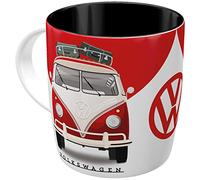 Nostalgic-Art Taza de café retro, VW - Good In Shape - Idea de regalo de furgoneta Volkswagen, Diseño vintage, cerámica, 330 ml