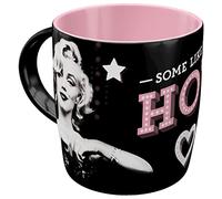 Nostalgic-Art Taza de café retro, Marilyn - Some Like It Hot - Idea de regalo para los aficionados al cine, Diseño vintage, cerámica, 330 ml
