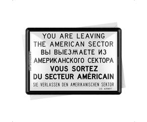 Nostalgic Art You Are Leaving Nos.. (Berlín) Mini-Sign/Metal Postal