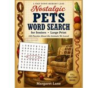 Nostalgic Pets Word Search for Seniors - Large Print: A Gift for Dog Lovers, Cat Lovers, Grandma, Grandpa, Mom & Dad: 100 Puzzles About the Animals We ... Shop (Large Print Puzzle Books For Seniors)
