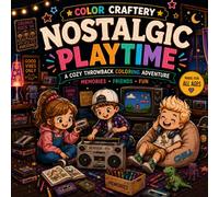 Nostalgic Playtime: A Cozy Throwback Coloring Adventure