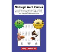 Nostalgic Variety Puzzle Book for Adults & Seniors: Word Search, Sudoku |Hobbies, Crafts & more |Puzzles with Solutions |Brain-Boosting