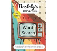 Nostalgic Word Search & Brain Games for Adults and Seniors: Fun, Science-Based Puzzle to Boost Memory and Focus | Classic Word Search and Memory Activities to Keep the Mind Sharp and Engaged