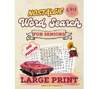 Nostalgic Word Search for Seniors: 100 Large Print Puzzles Celebrating the 1940s-1980s | Easy Level Word Find Book for Adults & Seniors (Large Print Word Search for Seniors)