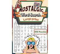 Nostalgic Word Search Large Print: A Fun & Nostalgic 1800 Words from the Decades Word find Puzzle Games for Adults & Seniors (Word finds)