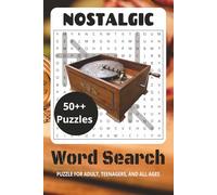 Nostalgic Word Search Puzzle Book: Easy to Read Print | 6 x 9 inches, 144 pages | 70+ puzzles - Gift for Vacations, Holidays, and Relaxing Times