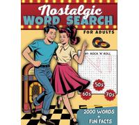 Nostalgic Word Search: Vintage Themed Word Search Puzzles | 2000 Words for Memory, Focus and Fun