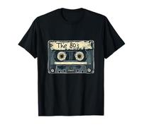 Nostálgico 80's 90's Retro Cassette Mix Tape Throwback Party Camiseta