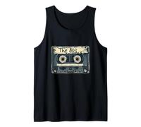 Nostálgico 80's 90's Retro Cassette Mix Tape Throwback Party Camiseta sin Mangas
