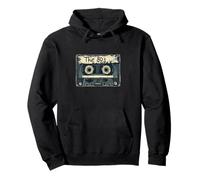 Nostálgico 80's 90's Retro Cassette Mix Tape Throwback Party Sudadera con Capucha