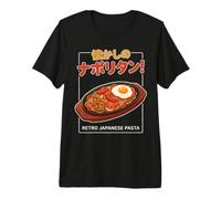 Nostálgico japonés Naporitano Retro Kissaten Pasta Food Art Camiseta Premium