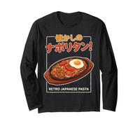 Nostálgico japonés Naporitano Retro Kissaten Pasta Food Art Manga Larga