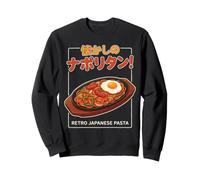 Nostálgico japonés Naporitano Retro Kissaten Pasta Food Art Sudadera