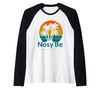 Nosy Be Madagascar Island Malgache Vacaciones Camiseta Manga Raglan