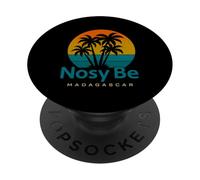 Nosy Be Madagascar Island Malgache Vacaciones PopSockets PopGrip Adhesivo