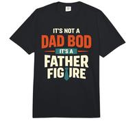 Not A Dad BOD It's A Father Figure Funny Daddy Saying Comfort Colors Adult Heavyweight T-Shirt
