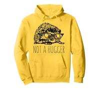 Not a Hugger Funny Erizo Antisocial Introvertido Tímido Animal Sudadera con Capucha