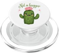 Not A Hugger Humor sarcástico Don't Touch Me Cute Cactus PopSockets PopGrip para MagSafe
