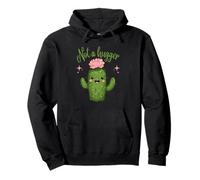 Not A Hugger Humor sarcástico Don't Touch Me Cute Cactus Sudadera con Capucha