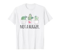 Not A Hugger Shirt Funny Gardeners No Hugs Succulent Cactus Camiseta